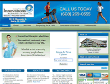 Tablet Screenshot of innovationsrehab.com